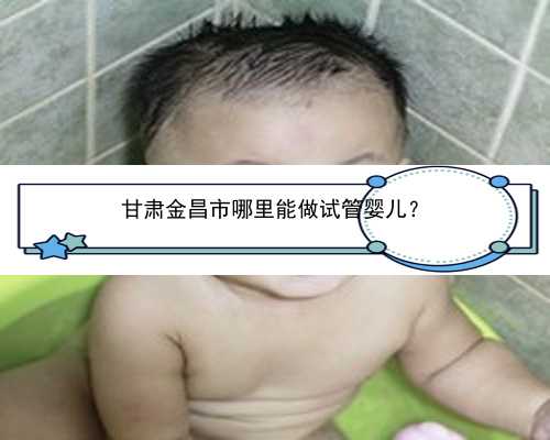 甘肃金昌市哪里能做试管婴儿？